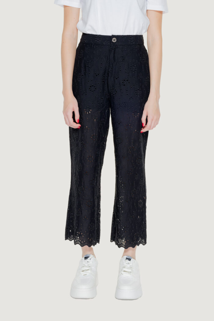 Pantaloni cropped Morgan De Toi  Nero