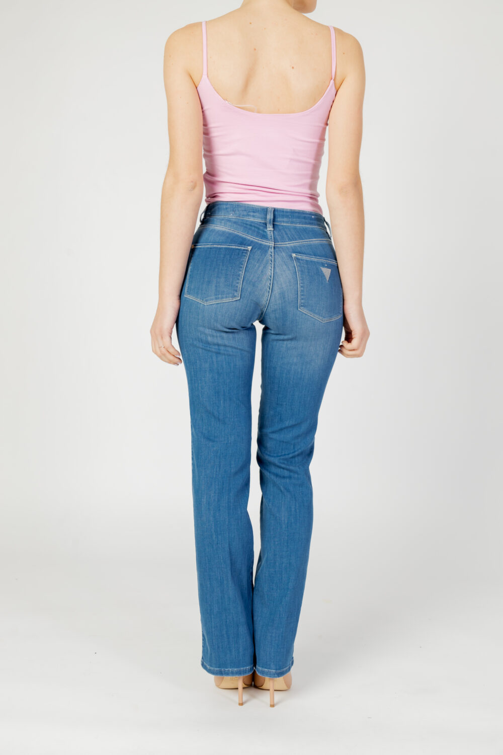 Jeans mom Guess sexy straight Denim chiaro - Foto 7