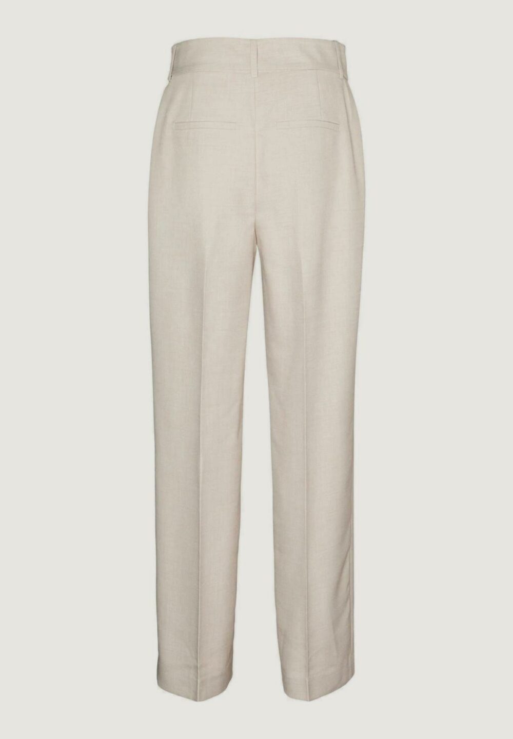 Pantaloni regular Vero Moda vmnancy hw straight belt Grigio Chiaro - Foto 7