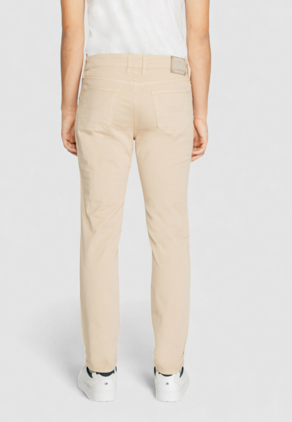 Pantaloni slim Jeckerson john 5 Beige - Foto 3