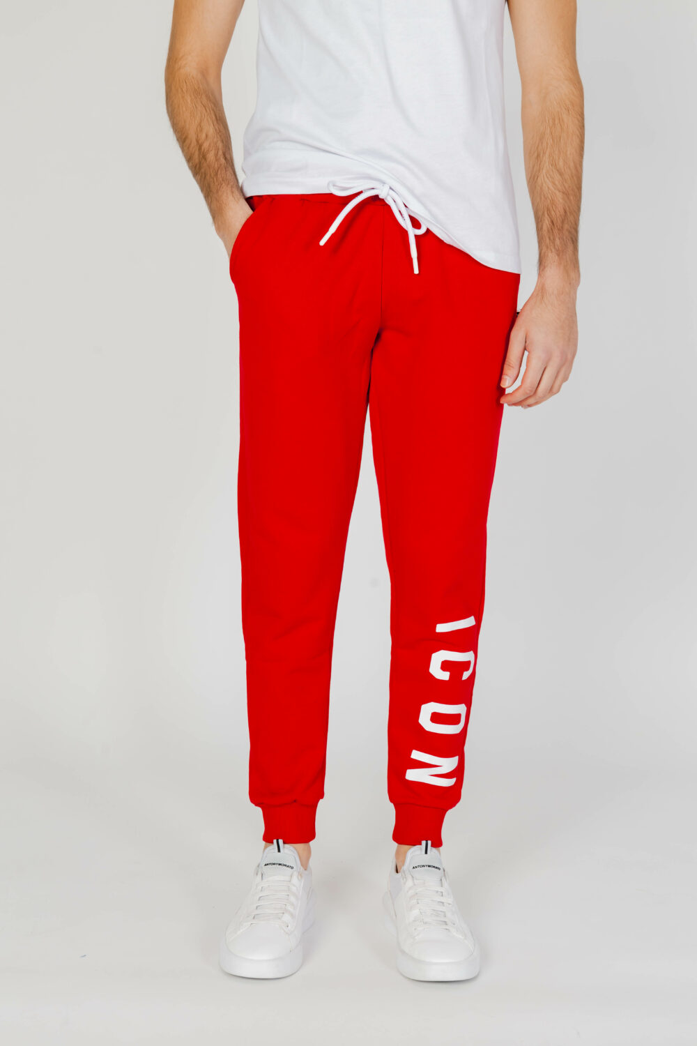 Pantaloni sportivi Icon Rosso - Foto 4