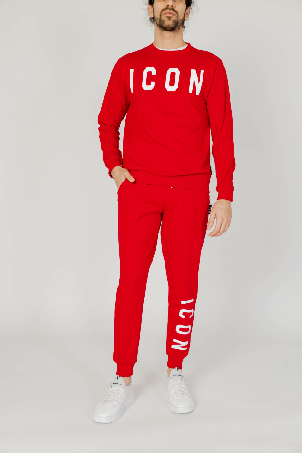 Pantaloni sportivi Icon Rosso - Foto 5