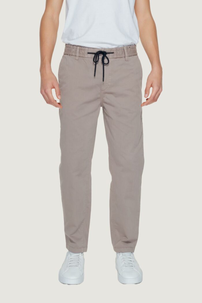 Pantaloni tapered Boss chino-tapered-ds-2 10248647 01 Marrone