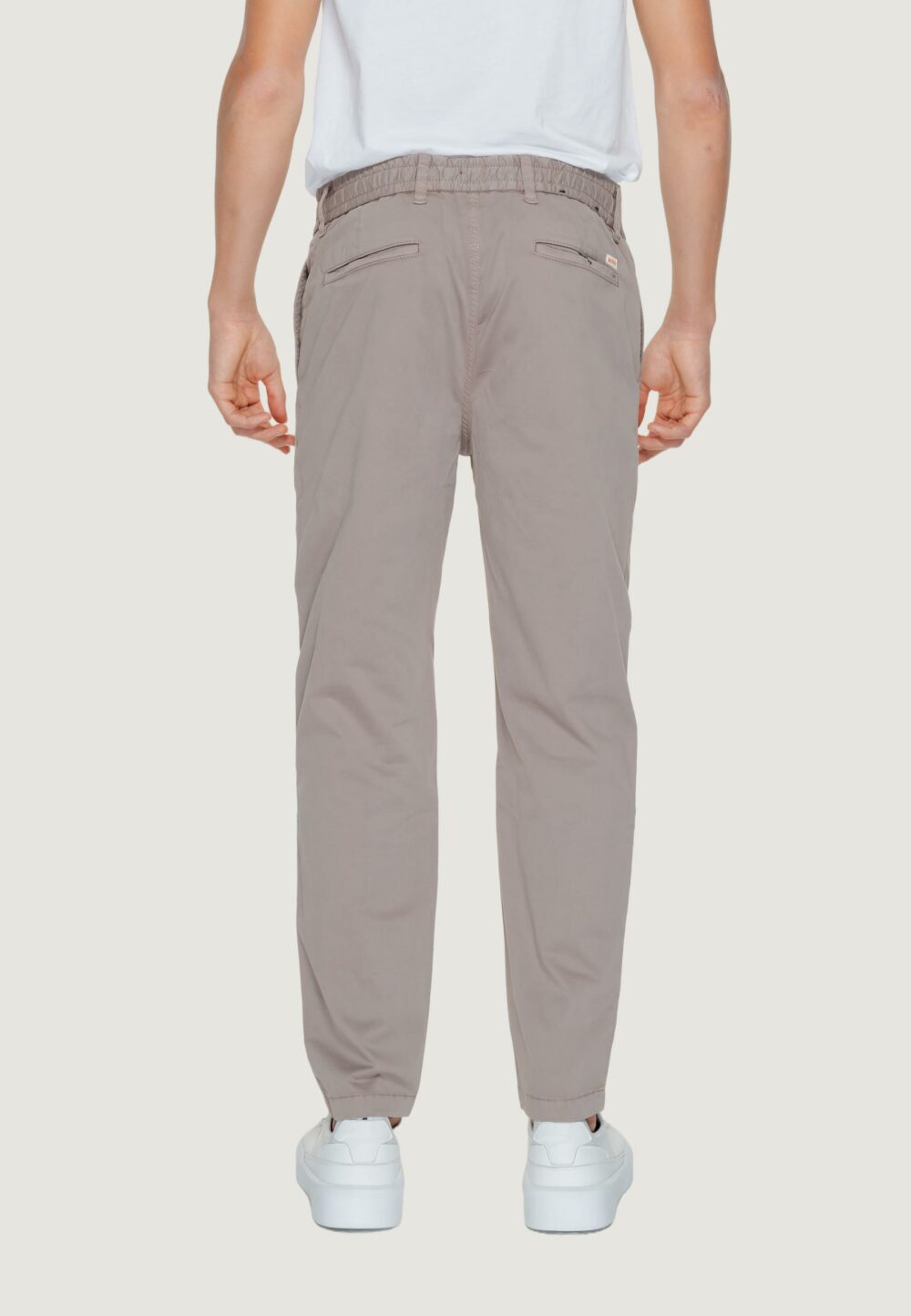 Pantaloni tapered Boss chino-tapered-ds-2 10248647 01 Marrone - Foto 2