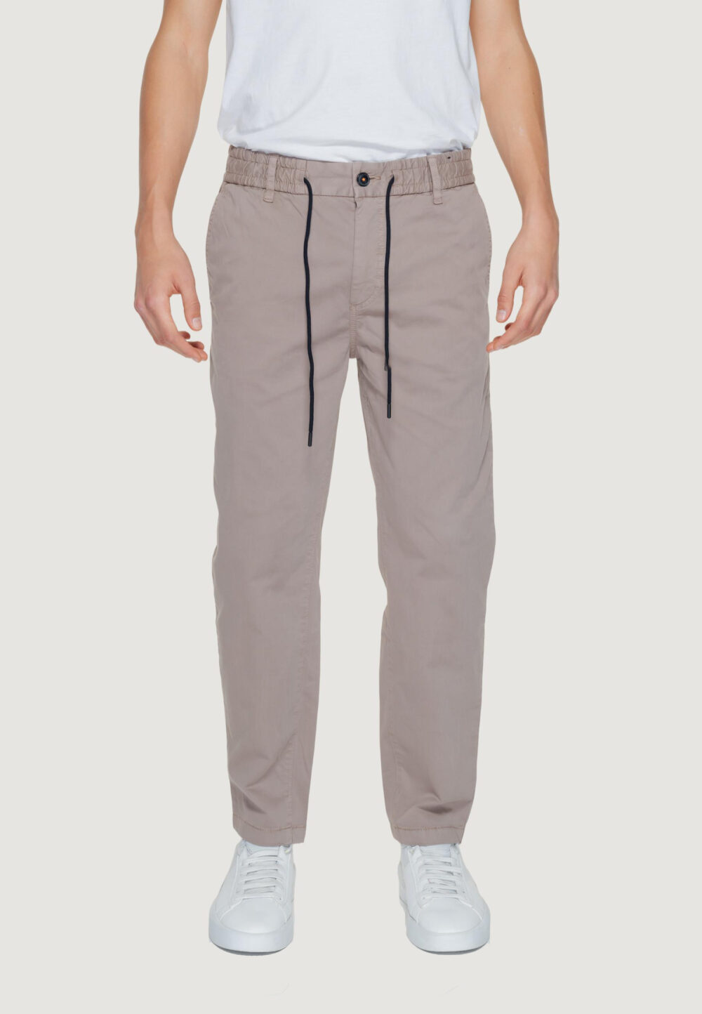 Pantaloni tapered Boss chino-tapered-ds-2 10248647 01 Marrone - Foto 5