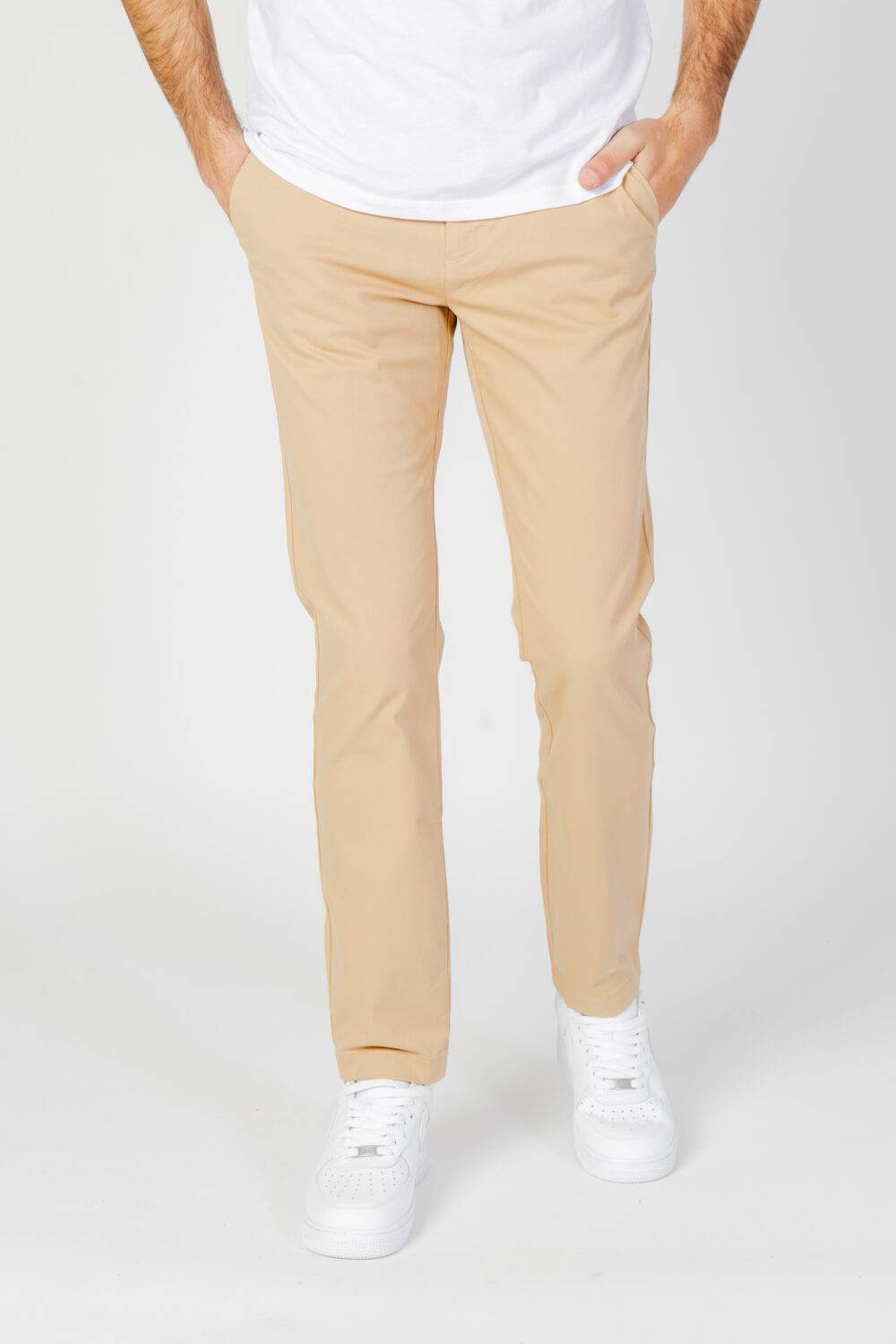 Pantaloni tapered Tommy Hilfiger Jeans austin chino Beige - Foto 1