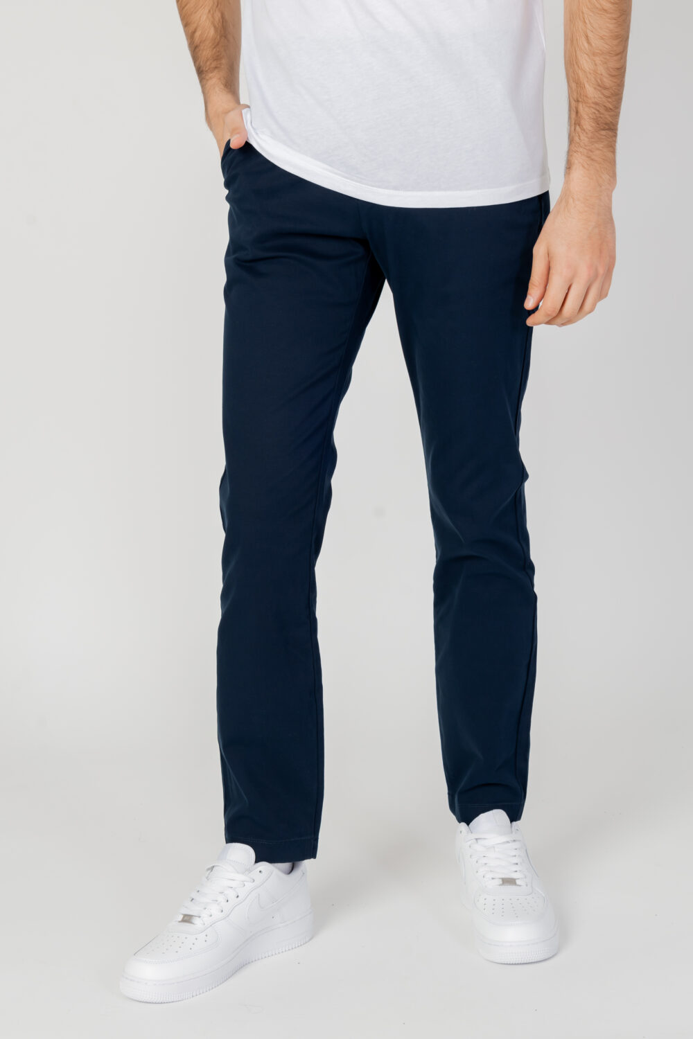 Pantaloni tapered Tommy Hilfiger Jeans austin chino Blu - Foto 1