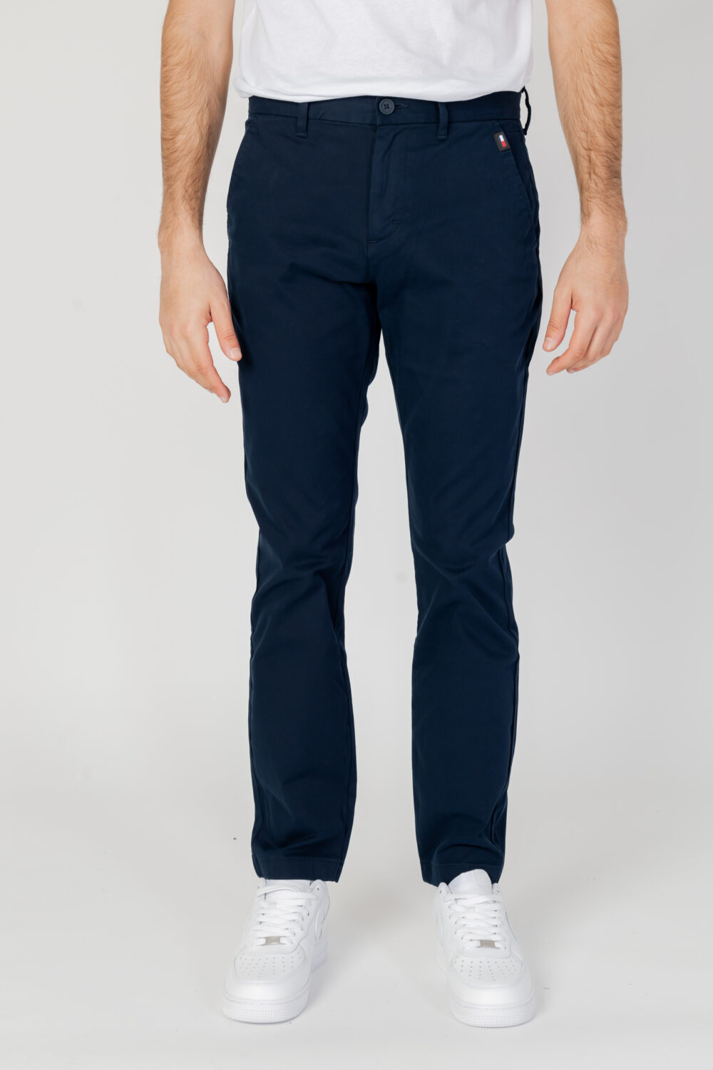 Pantaloni tapered Tommy Hilfiger Jeans austin chino Blu - Foto 7