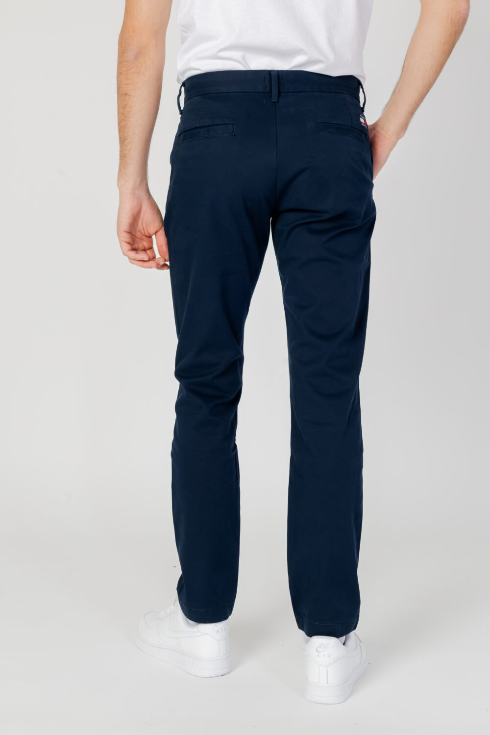 Pantaloni tapered Tommy Hilfiger Jeans austin chino Blu - Foto 8