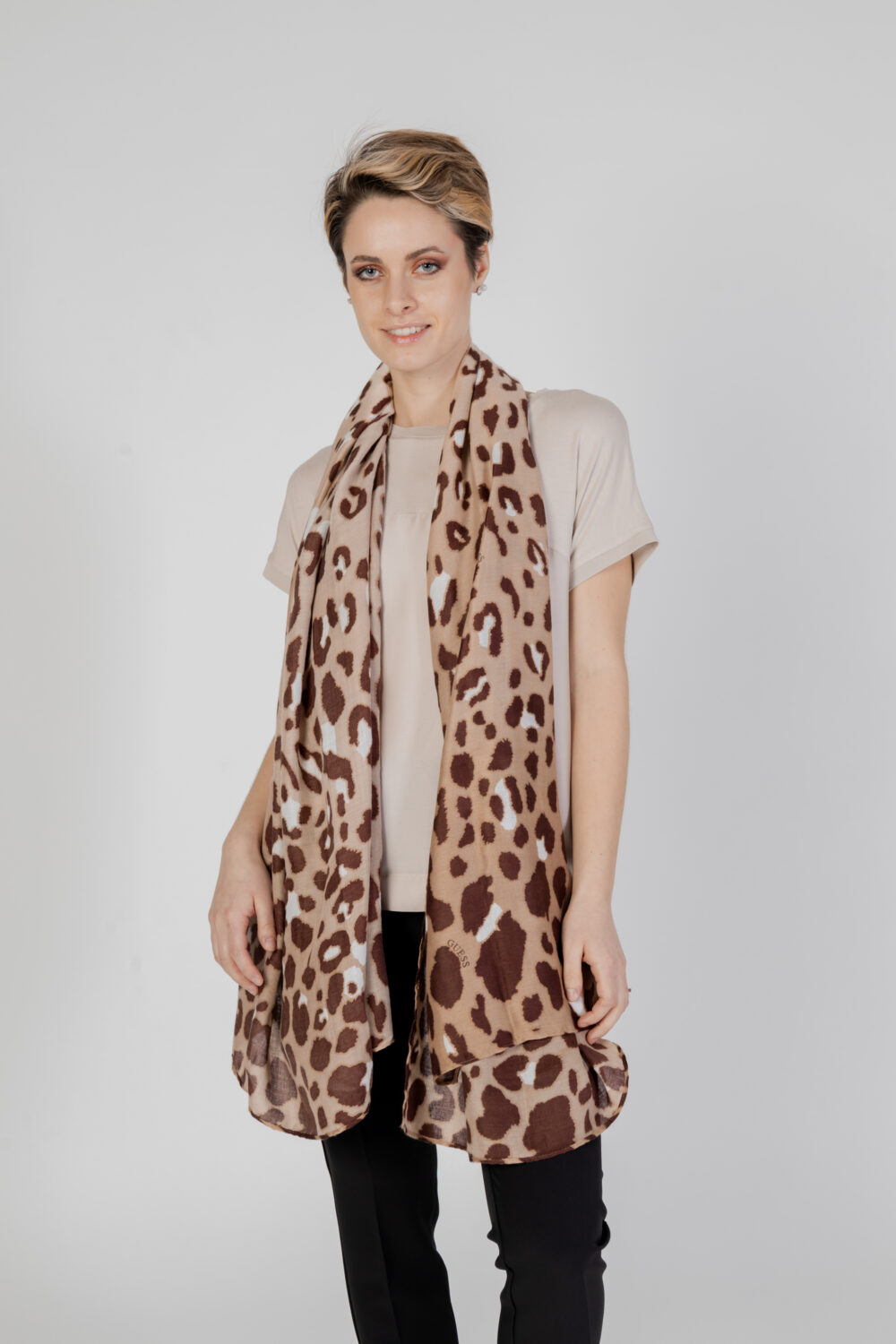 Pashmina Guess scarf 90x180 Beige - Foto 3