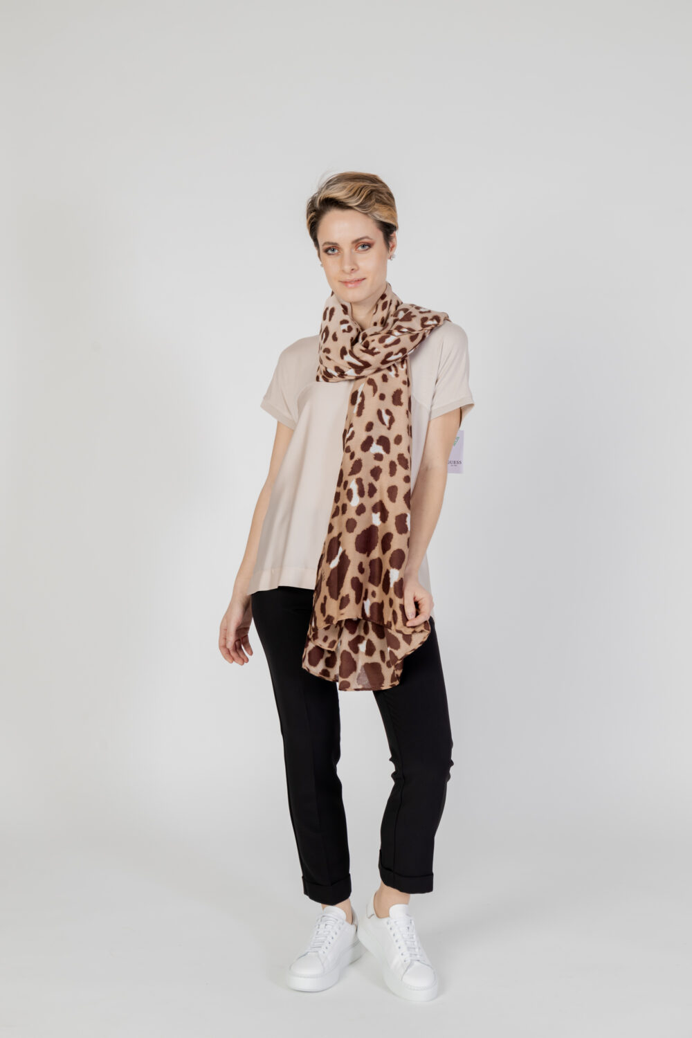 Pashmina Guess scarf 90x180 Beige - Foto 5