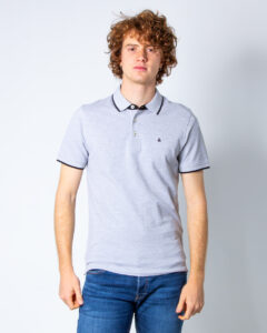 Polo manica corta Jack Jones jjepaulos ss noos Grigio Chiaro - Foto 1