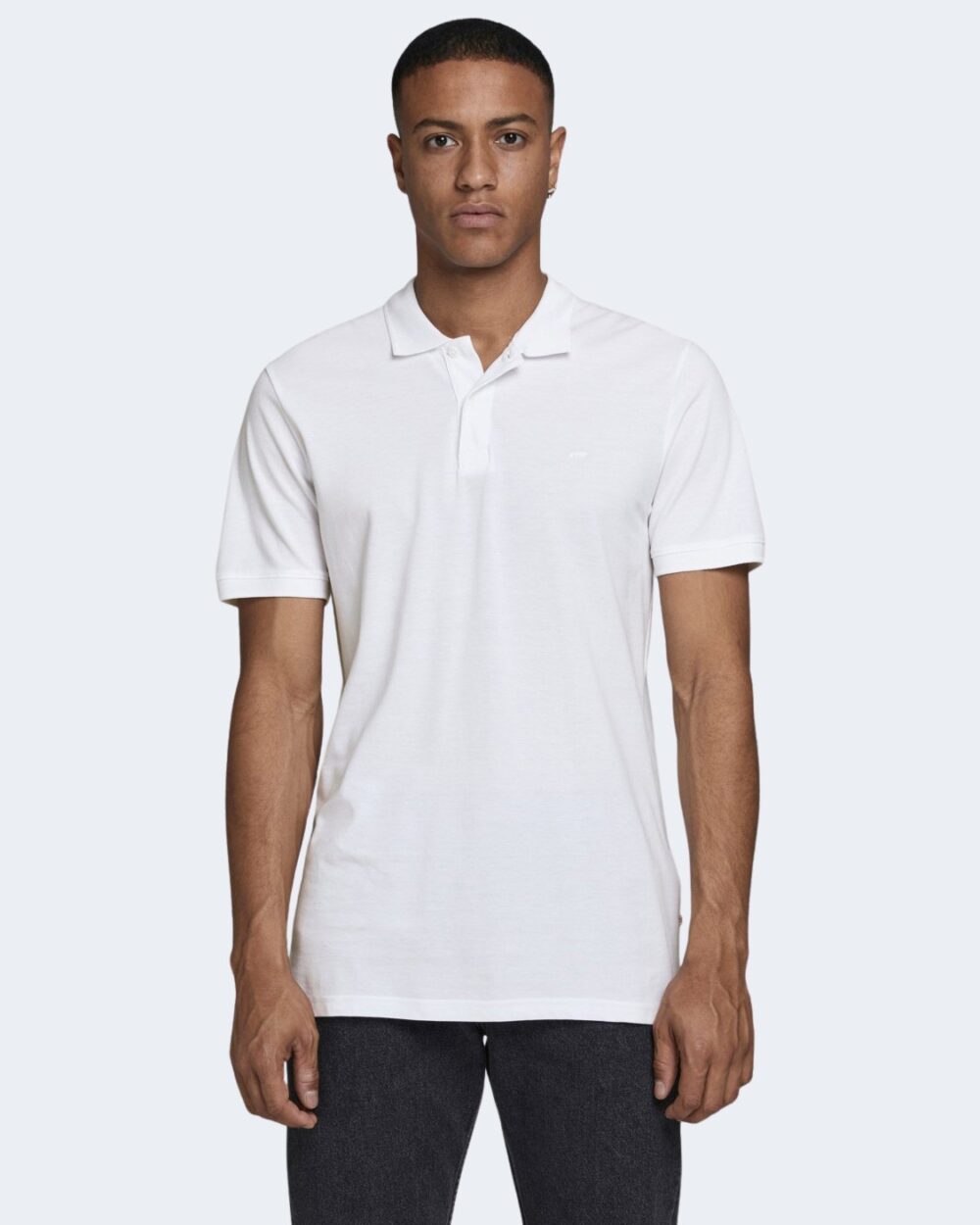 Polo manica corta Jack Jones noos - jjebasic polo ss noos Bianco - Foto 1