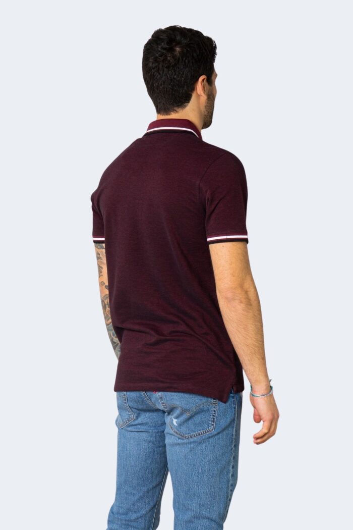 Polo manica corta Jack Jones  jjepaulos polo ss noos  Bordeaux