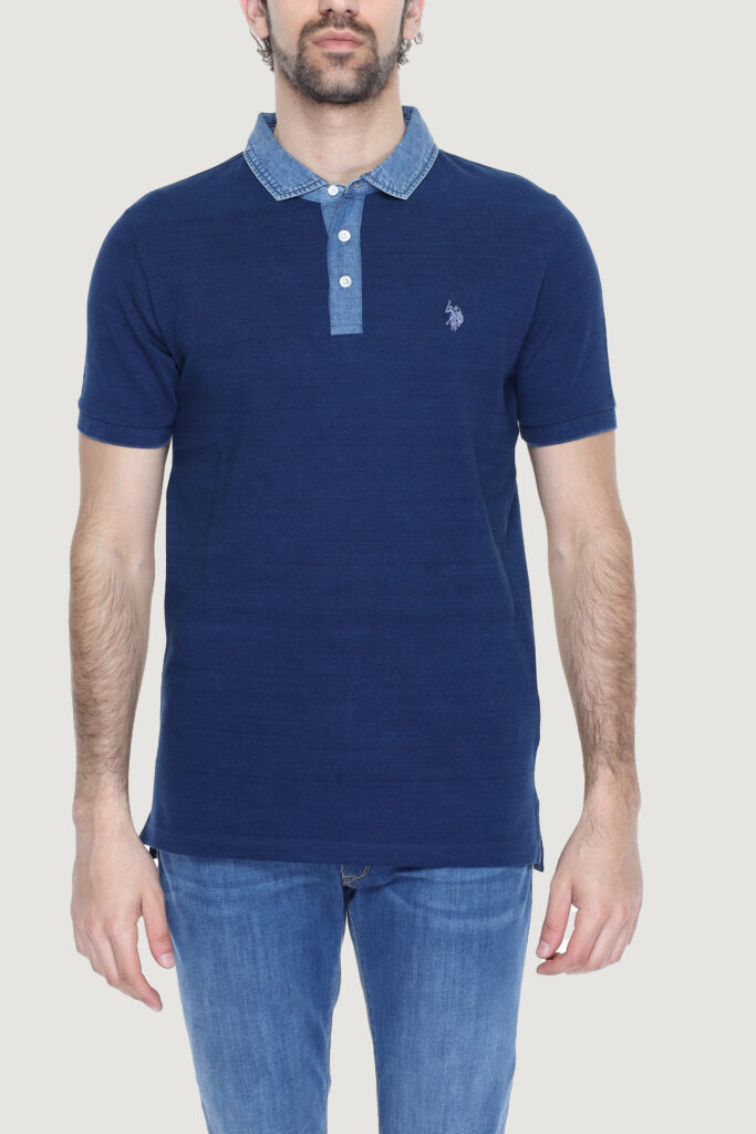 Polo manica corta U.S. Polo Assn. desm Blu