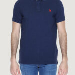 Polo manica corta U.S. Polo Assn. hump Blu - Foto 1