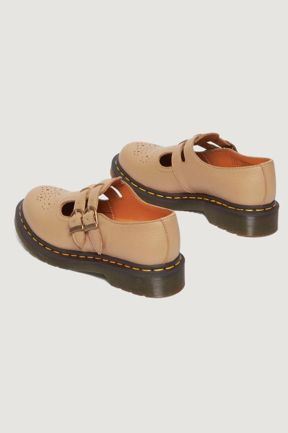 Scarpe basse Dr. Martens 8065 mary jane virginia Beige - Foto 6