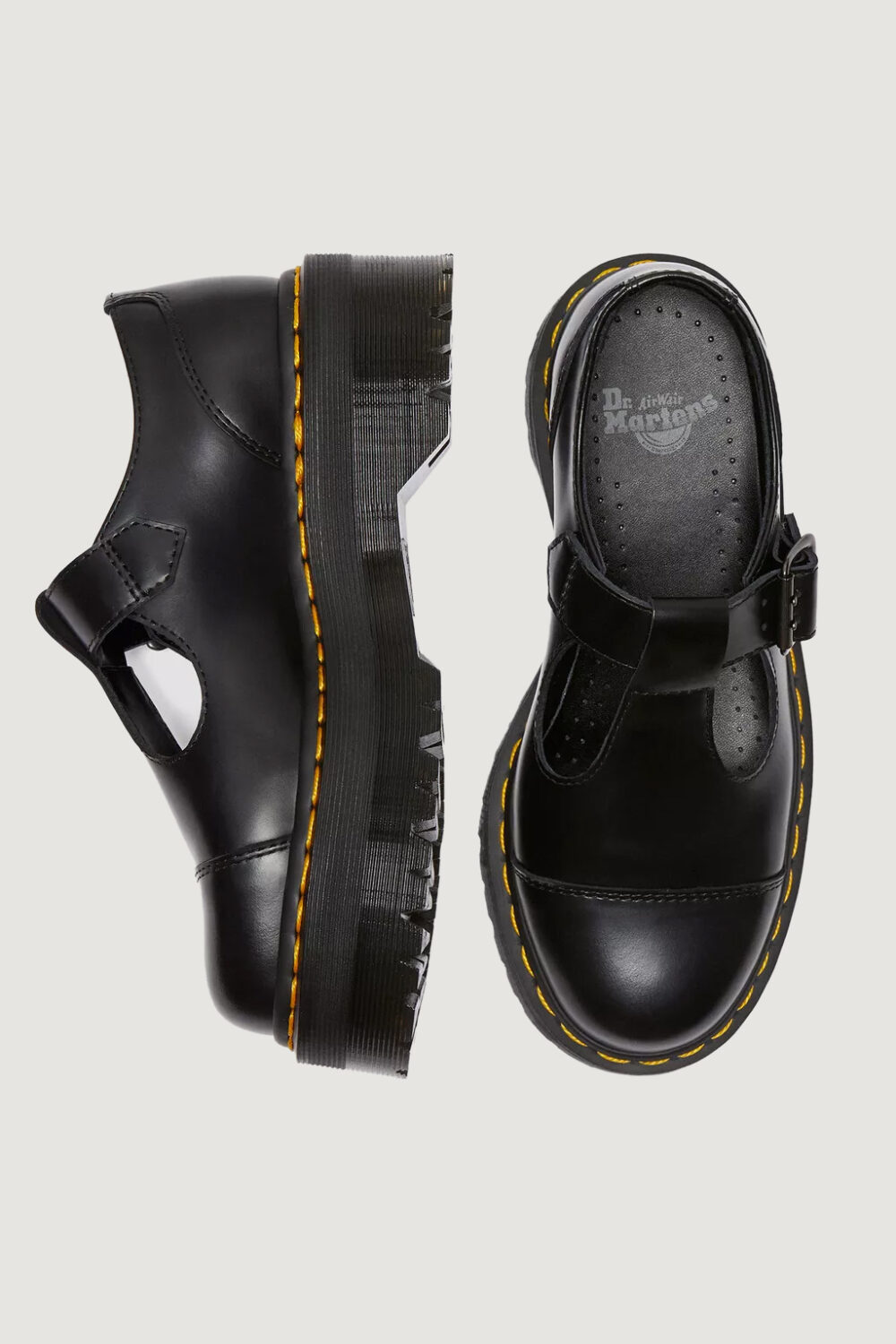 Scarpe basse Dr. Martens bethan polished smooth Nero - Foto 9