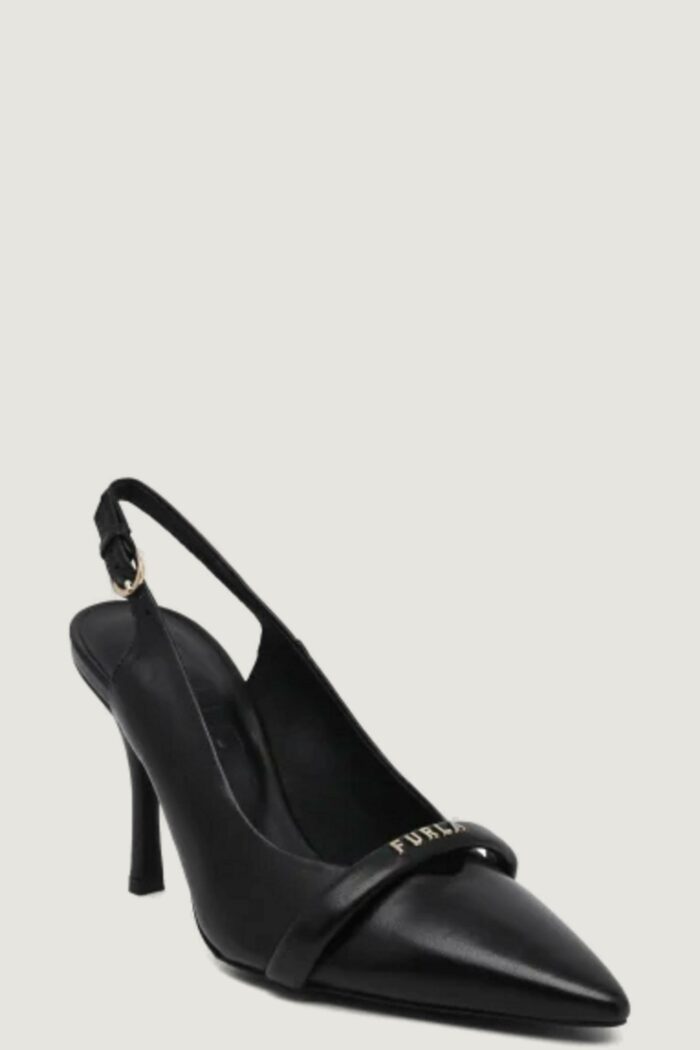 Scarpe con tacco Furla core slingback Nero