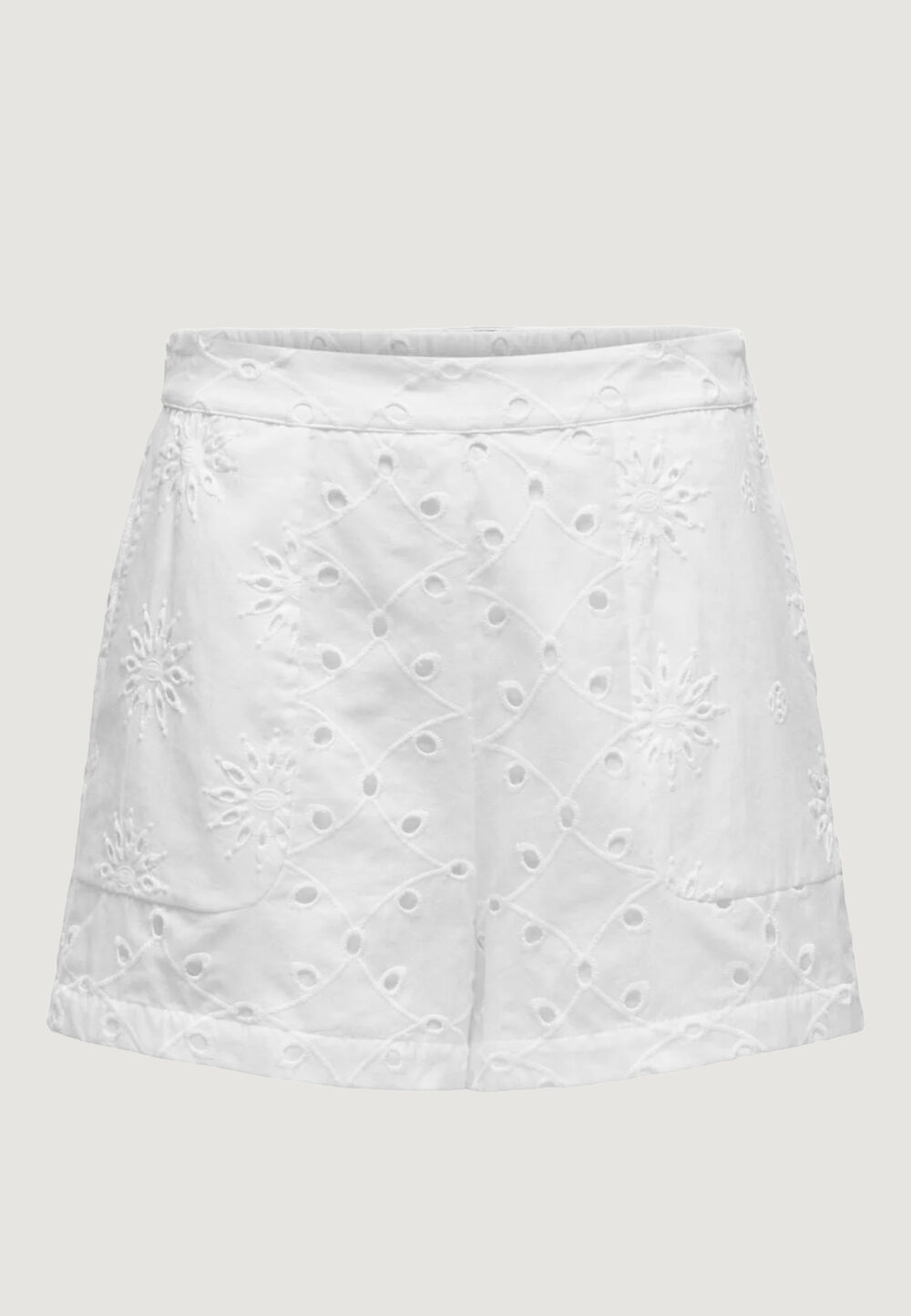 Shorts Only onltalla emb. shorts wvn cs Bianco - Foto 6