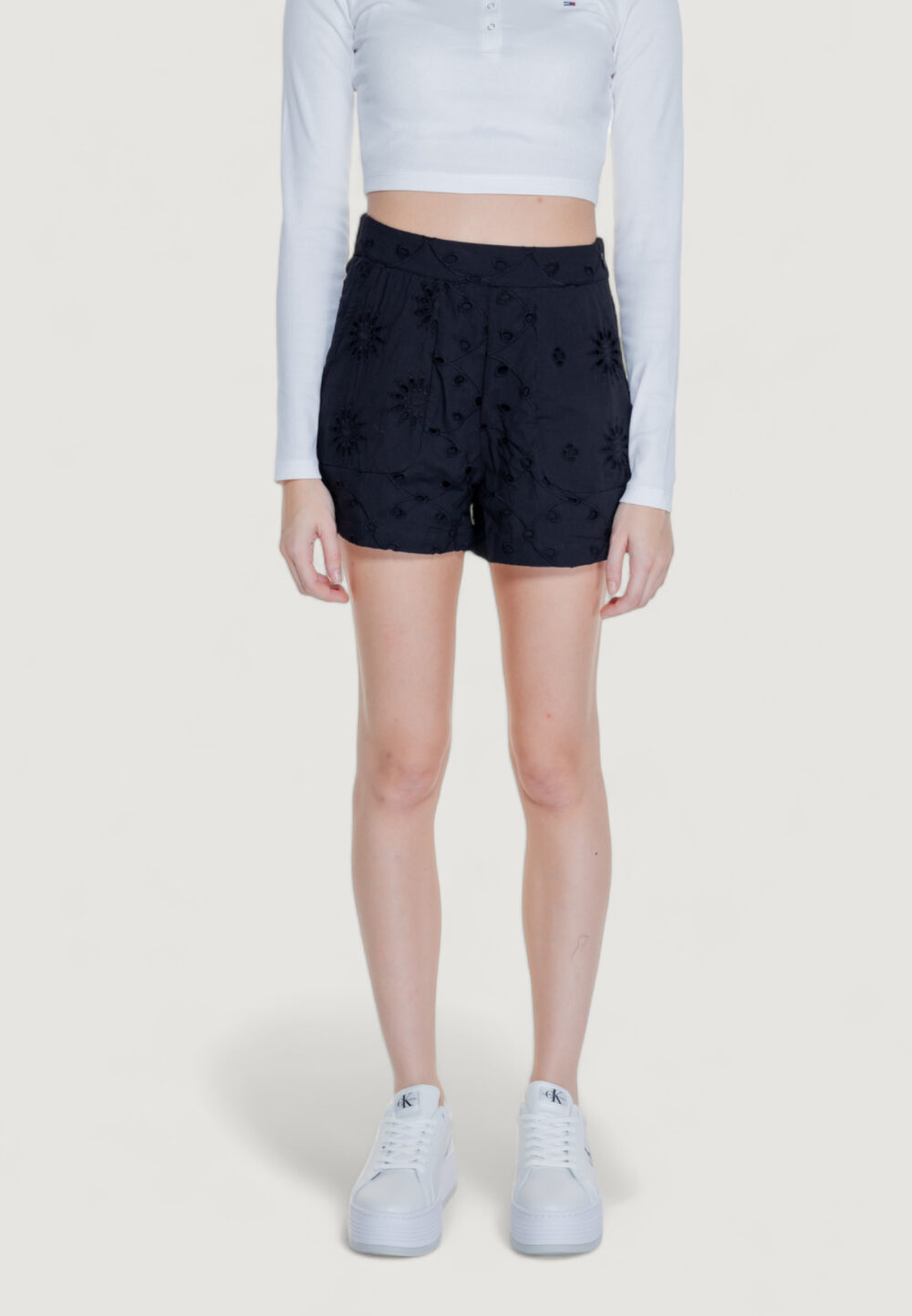 Shorts Only onltalla emb. shorts wvn cs Nero - Foto 1