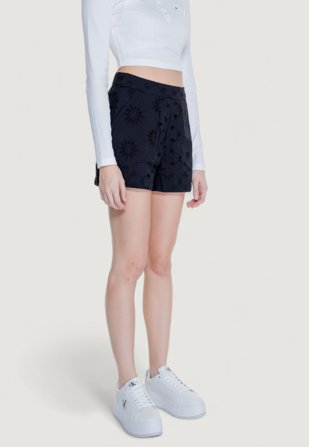 Shorts Only onltalla emb. shorts wvn cs Nero - Foto 4