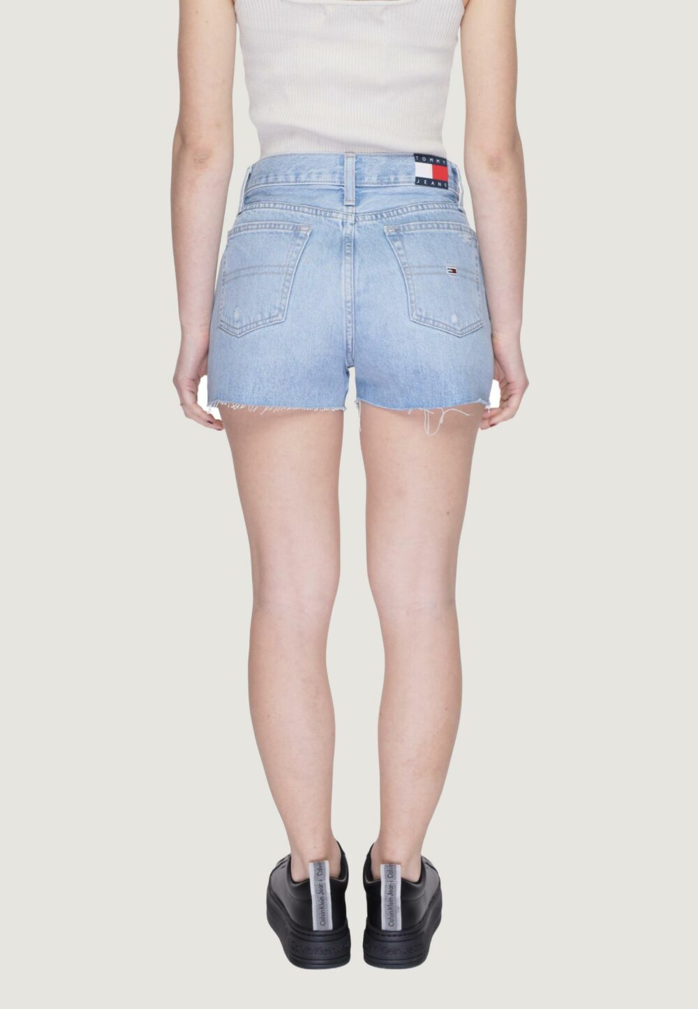 Shorts Tommy Hilfiger Jeans hot bh0015 Denim chiaro - Foto 2