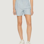 Shorts Vero Moda vmmindy hw pinstripe linen Blu Chiaro - Foto 1