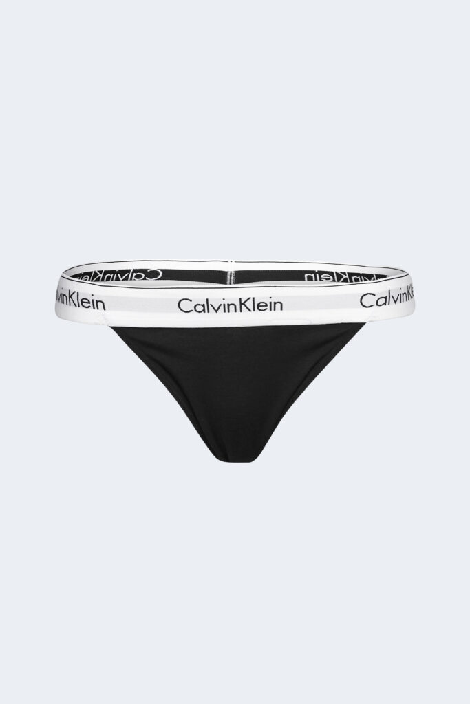 Slip e perizoma Calvin Klein Underwear string thong Nero