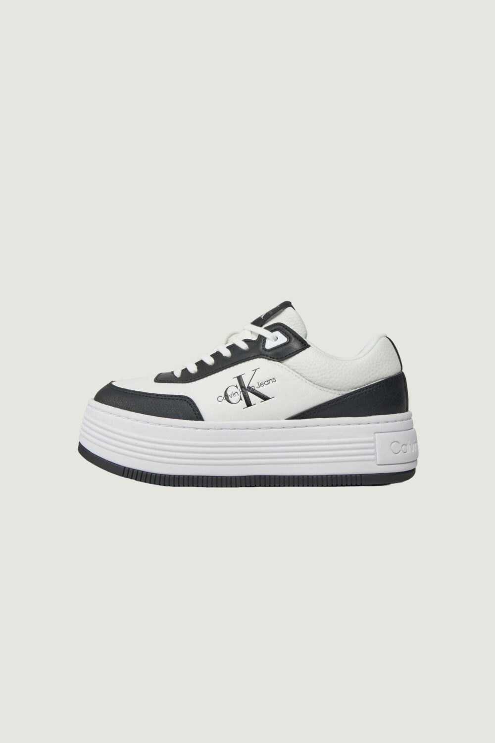 Sneakers Calvin Klein Jeans bold flatf low lace Black-White - Foto 2