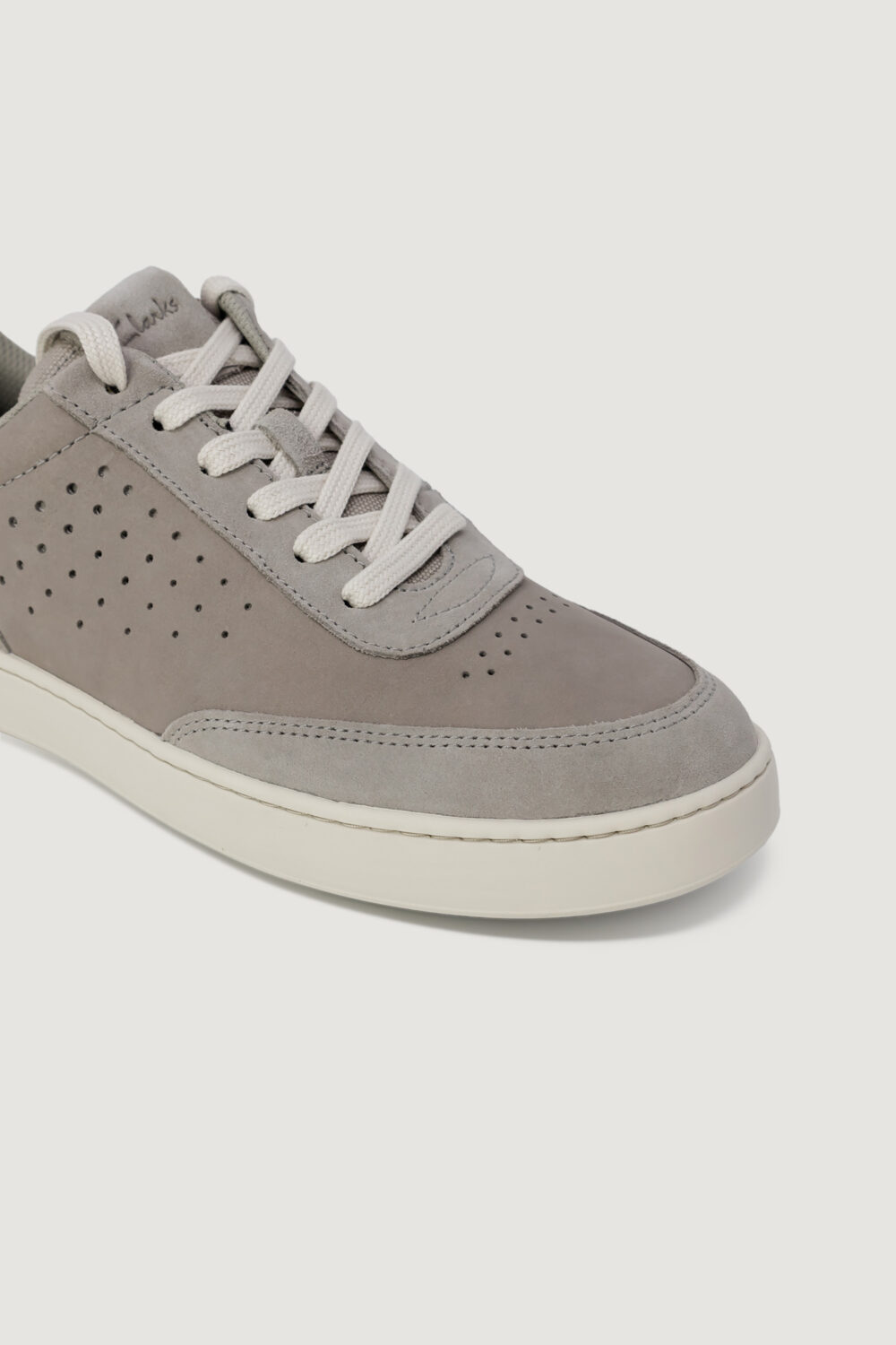 Sneakers Clarks courtliterun nubuk Grigio - Foto 3