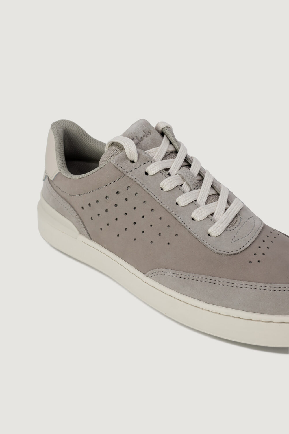 Sneakers Clarks courtliterun nubuk Grigio - Foto 7