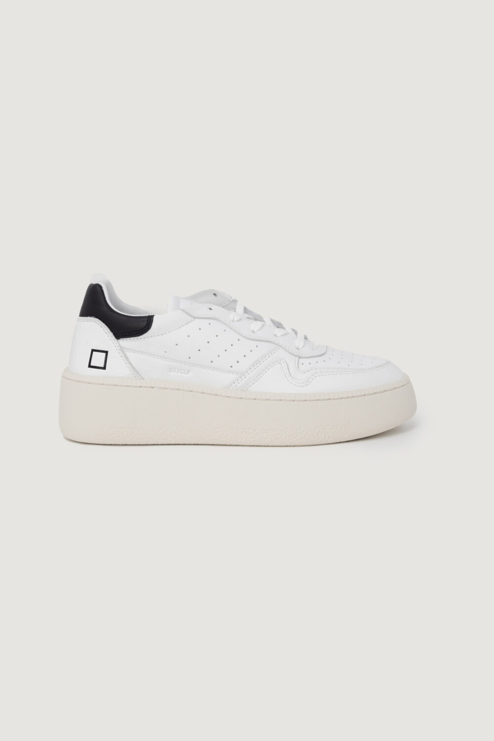 Sneakers D.A.T.E. step calf white-black Bianco - Nero - Foto 1