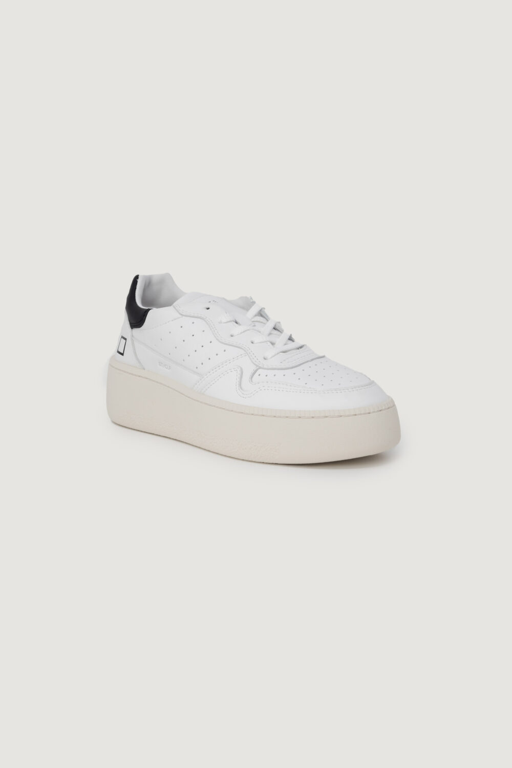 Sneakers D.A.T.E. step calf white-black Bianco - Nero - Foto 2