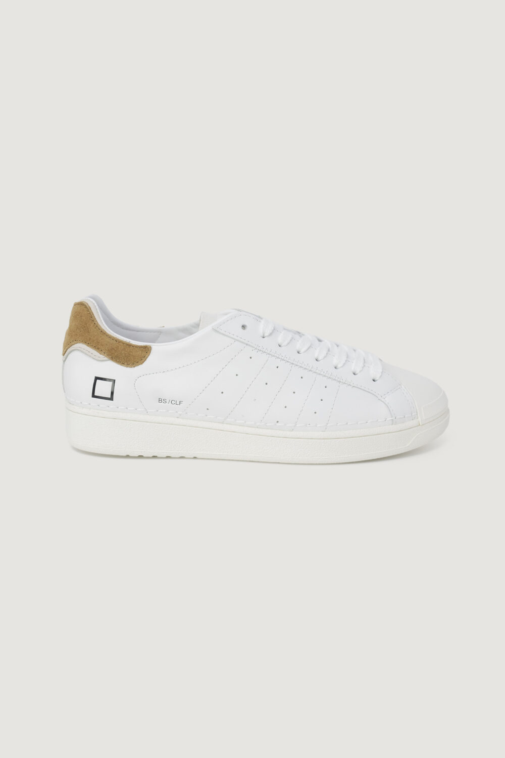 Sneakers D.A.T.E. base calf white-cuoio Cuoio - Foto 1