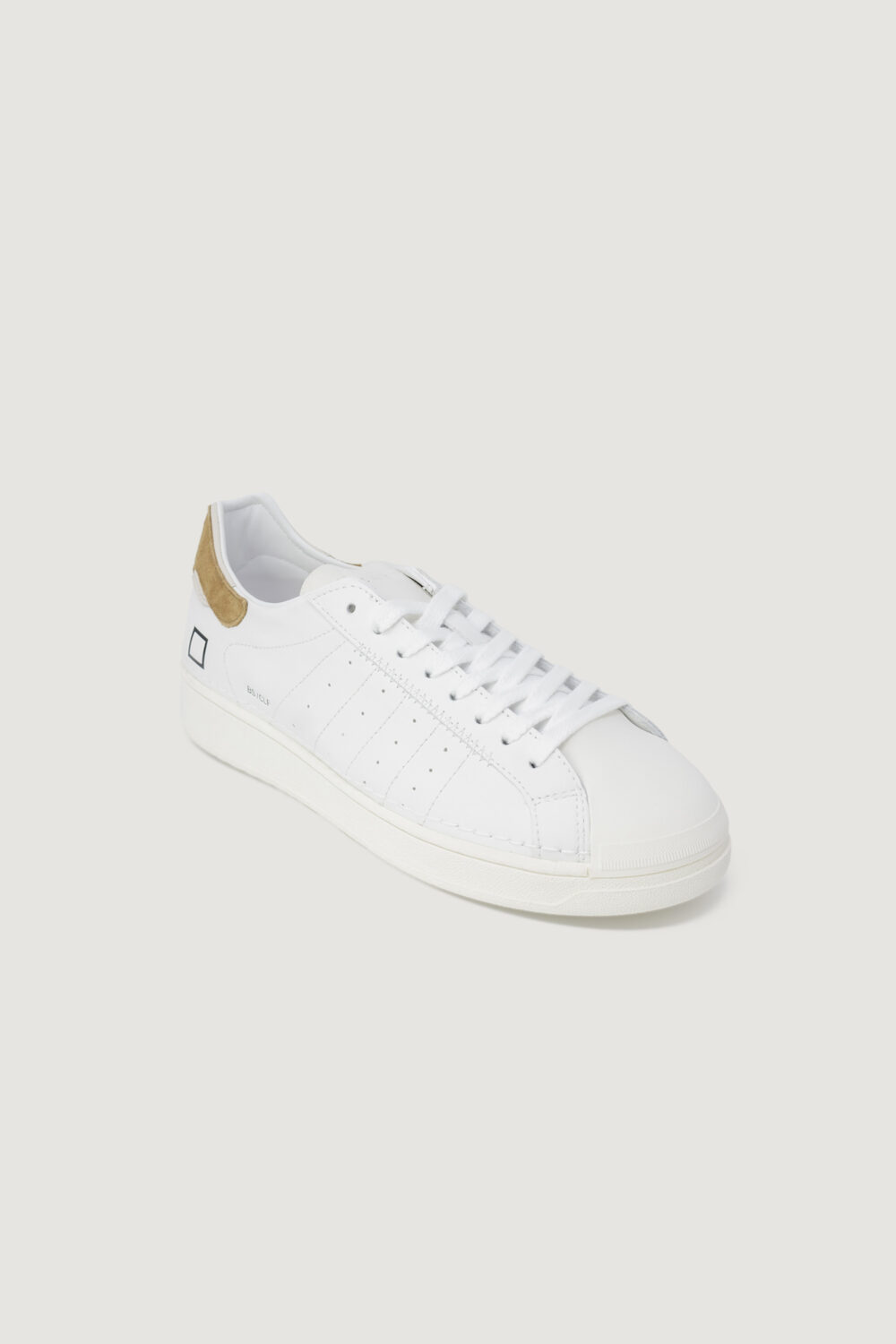 Sneakers D.A.T.E. base calf white-cuoio Cuoio - Foto 2