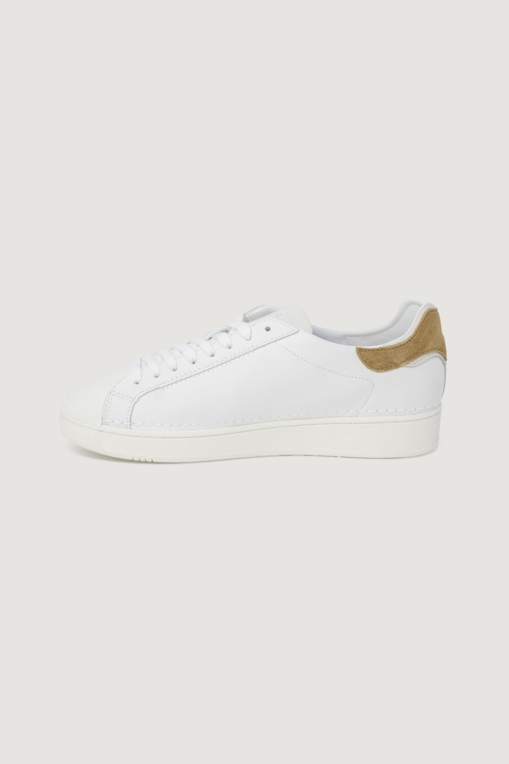 Sneakers D.A.T.E. base calf white-cuoio Cuoio - Foto 4