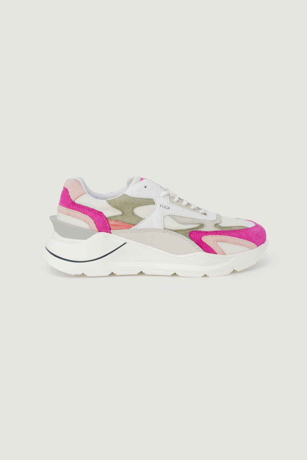 Sneakers D.A.T.E. fuga colored white-fuxia Fuxia - Foto 1