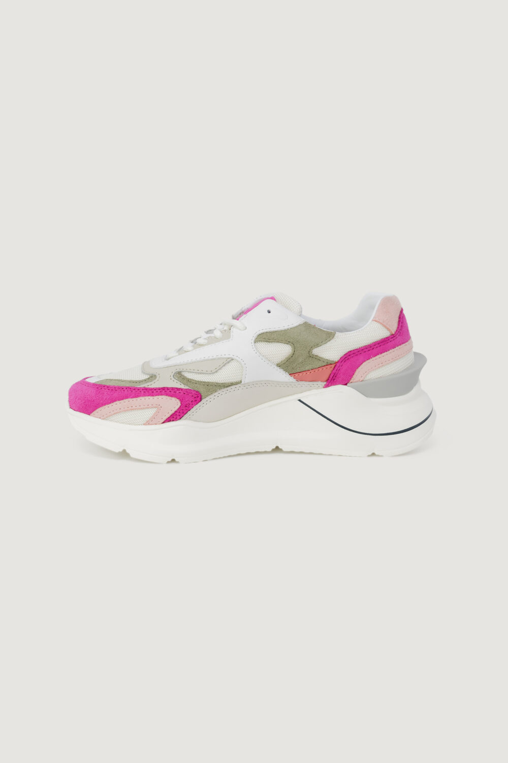 Sneakers D.A.T.E. fuga colored white-fuxia Fuxia - Foto 4