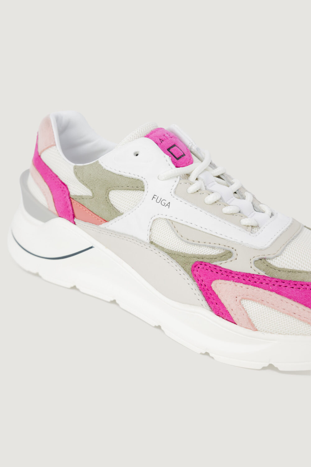 Sneakers D.A.T.E. fuga colored white-fuxia Fuxia - Foto 6