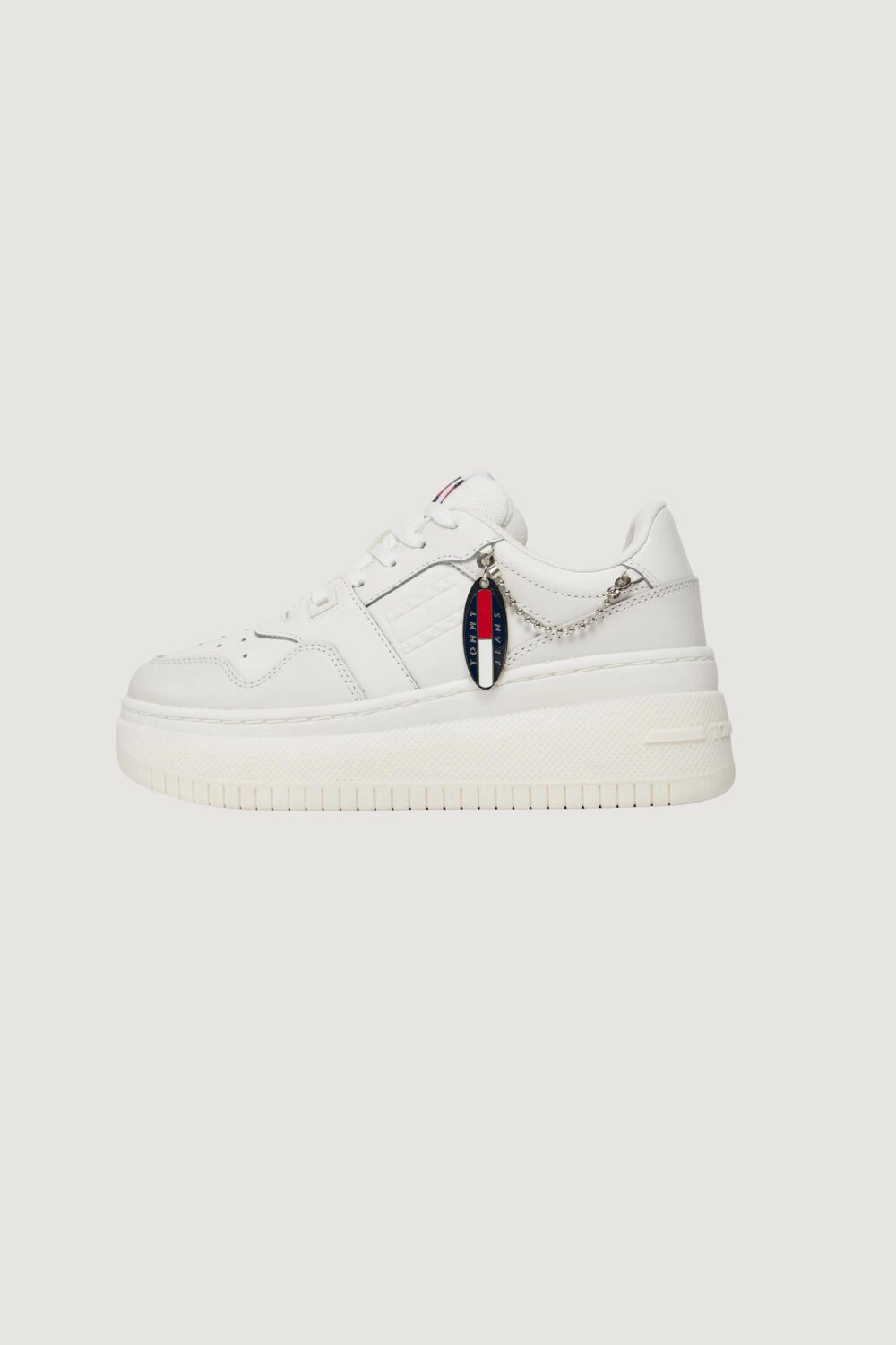 Sneakers Tommy Hilfiger Jeans retro basket fla Panna - Foto 2