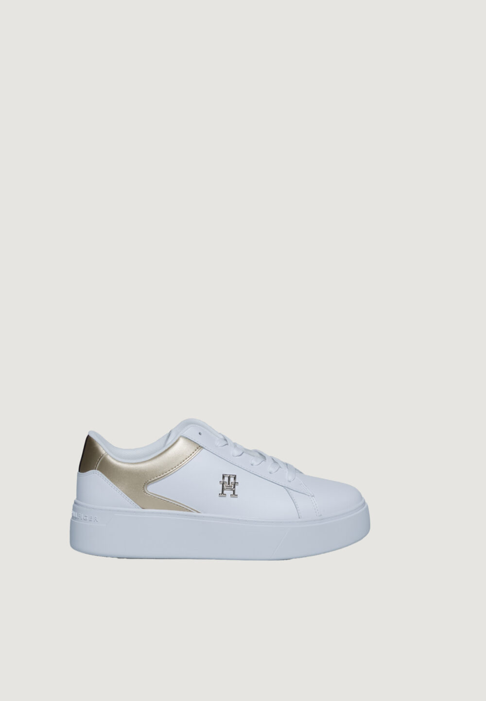 Sneakers Tommy Hilfiger platform court Oro - Foto 1