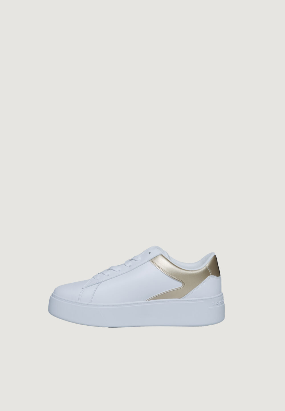 Sneakers Tommy Hilfiger platform court Oro - Foto 3