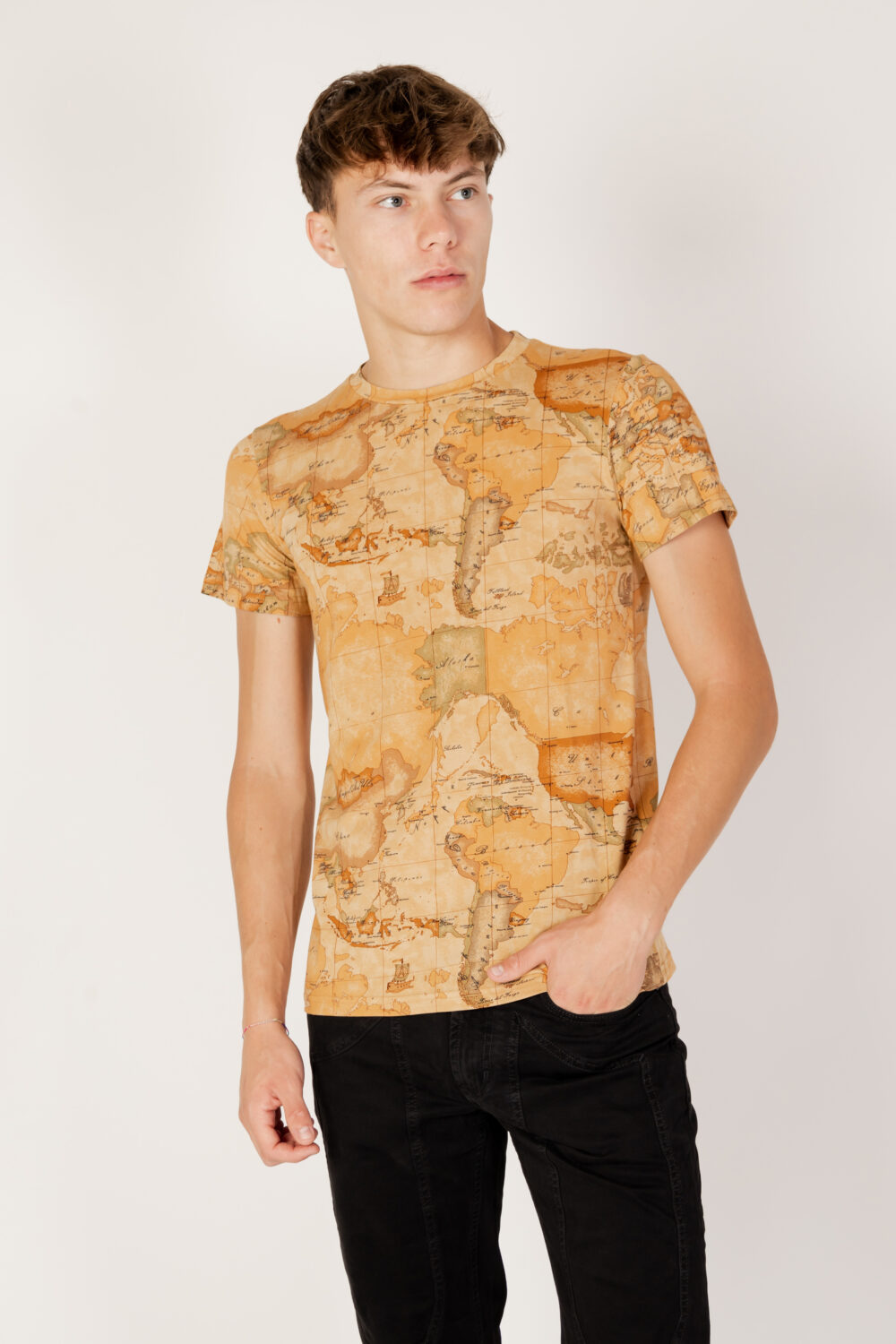 T-shirt Alviero Martini Prima Classe Beige - Foto 1