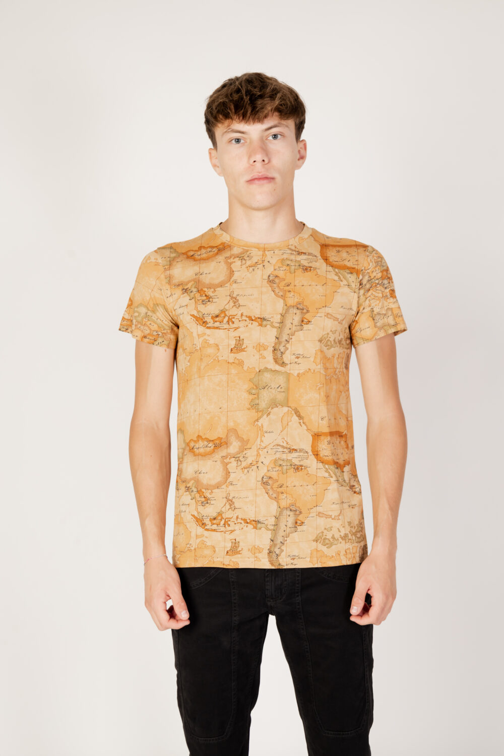 T-shirt Alviero Martini Prima Classe Beige - Foto 5