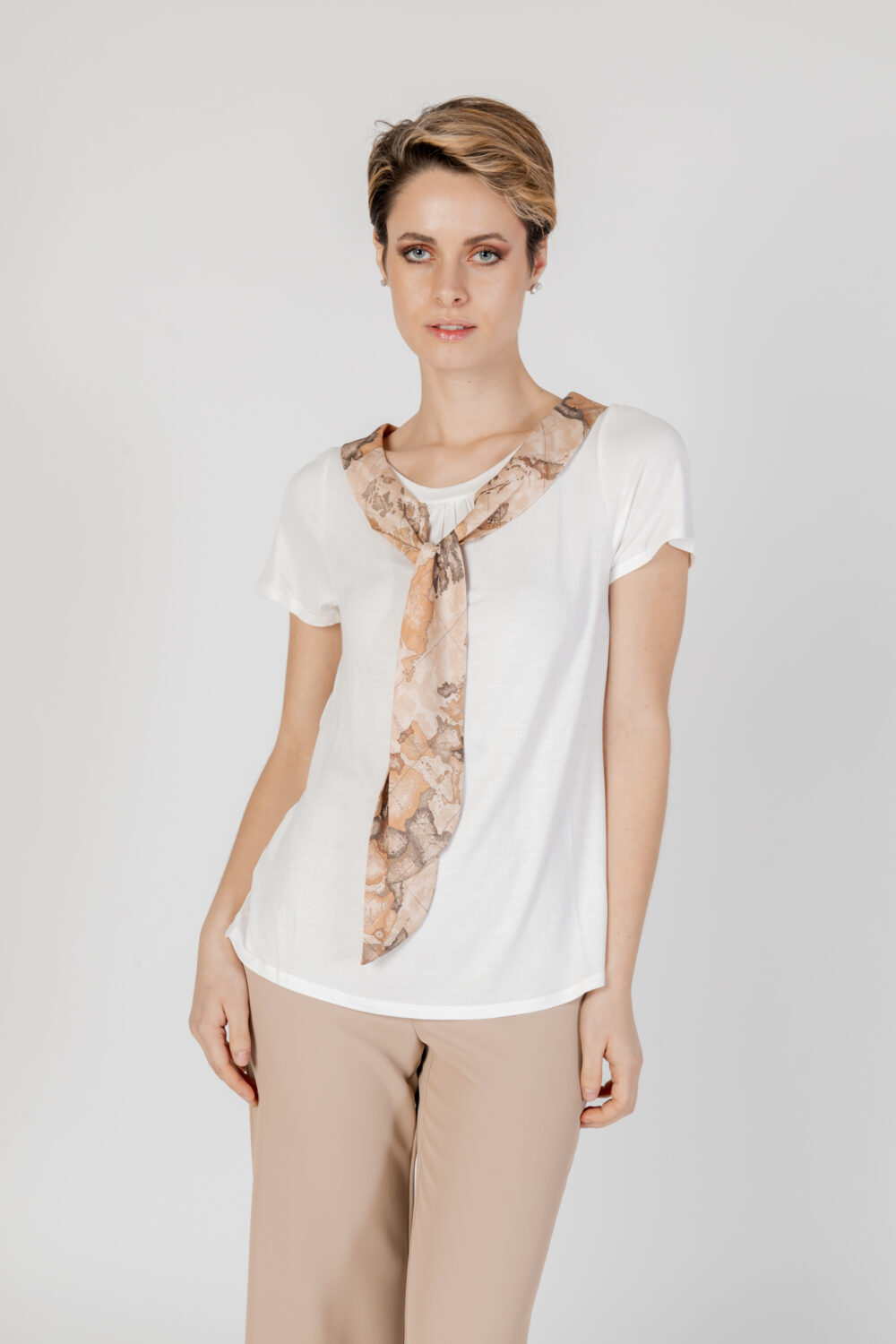 T-shirt Alviero Martini Prima Classe Beige - Foto 1