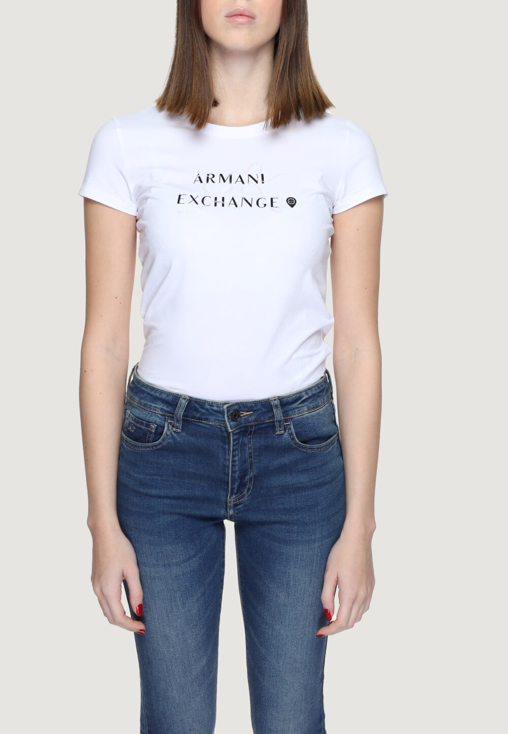 T-shirt Armani Exchange Bianco - Foto 1