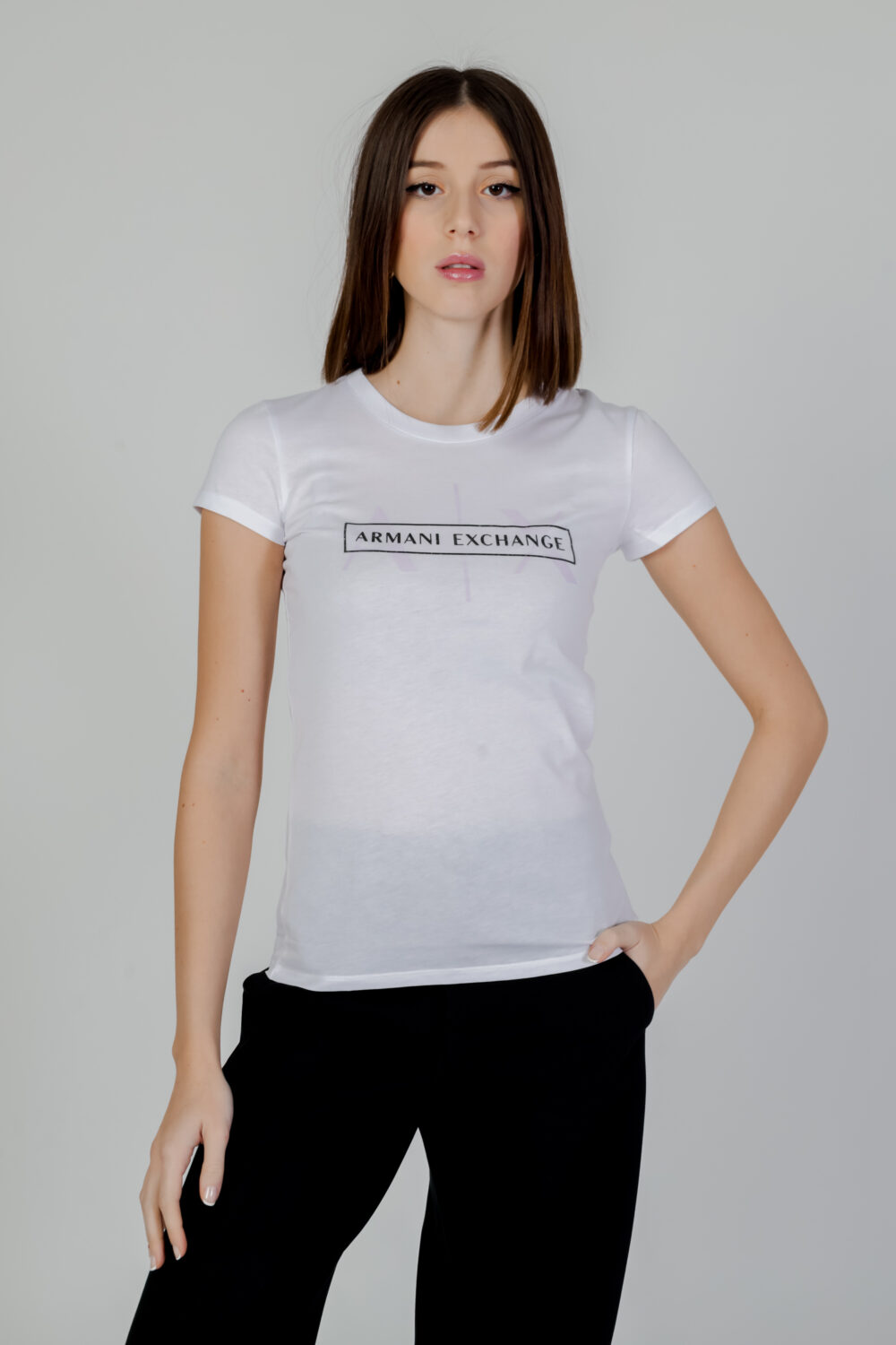 T-shirt Armani Exchange Bianco - Foto 1