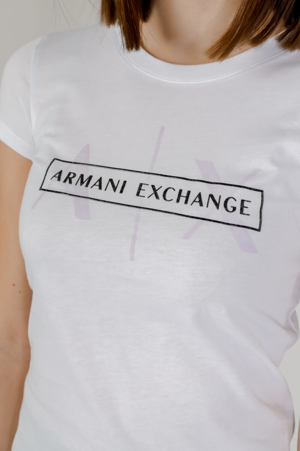 T-shirt Armani Exchange Bianco - Foto 2