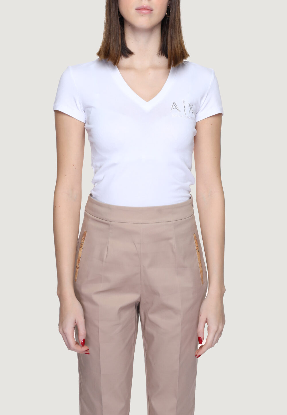 T-shirt Armani Exchange Bianco - Foto 1